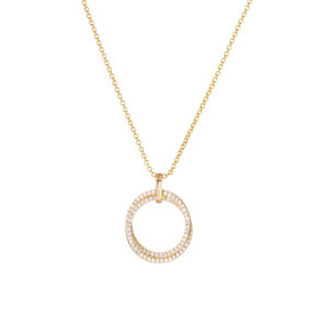 Eternal Halo Pavé Necklace