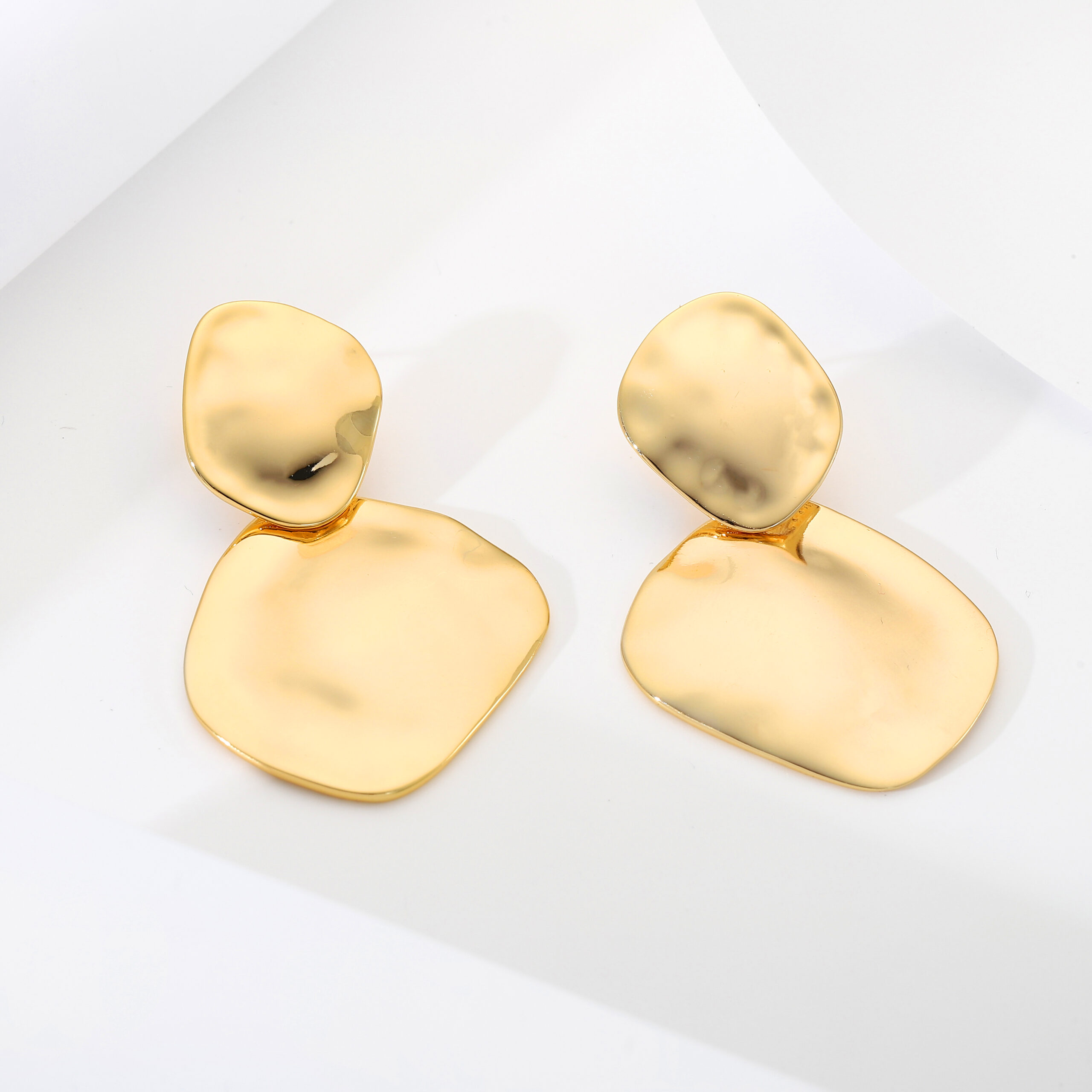 Aurora Sculpted Drop Earrings - 图片 3