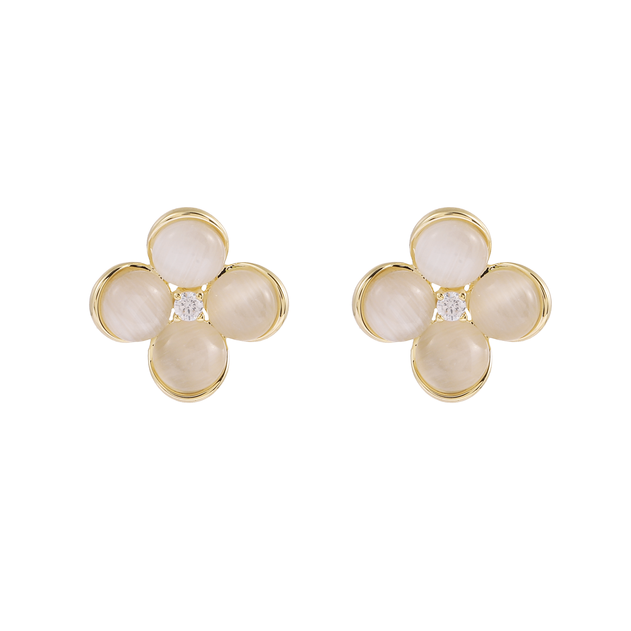 Four-Leaf Clover Earrings - 图片 2