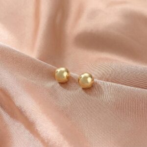 Glossy Ball Stud Earrings
